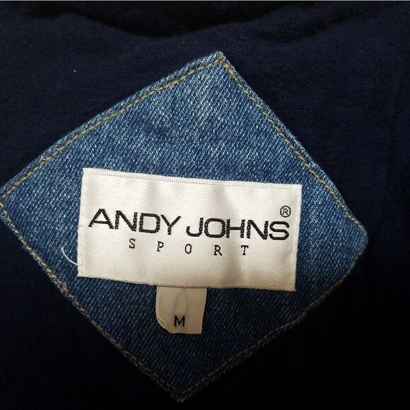 VINTAGE Acid Wash Quilted Sherpa Denim Jacket - Picture 6 of 8